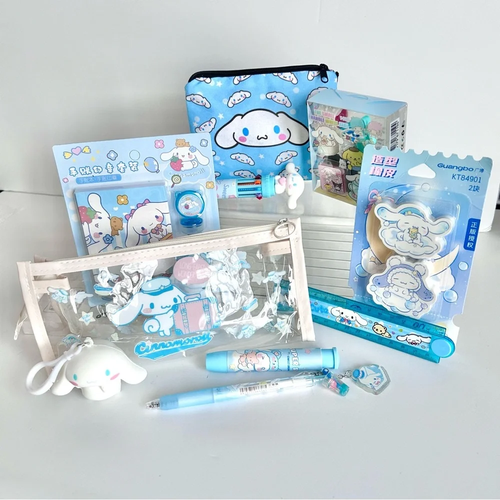 🩵(CIN328) Cinnamoroll Adorable 10-Piece Pencil Case Bundle! - Picture 11 of 11